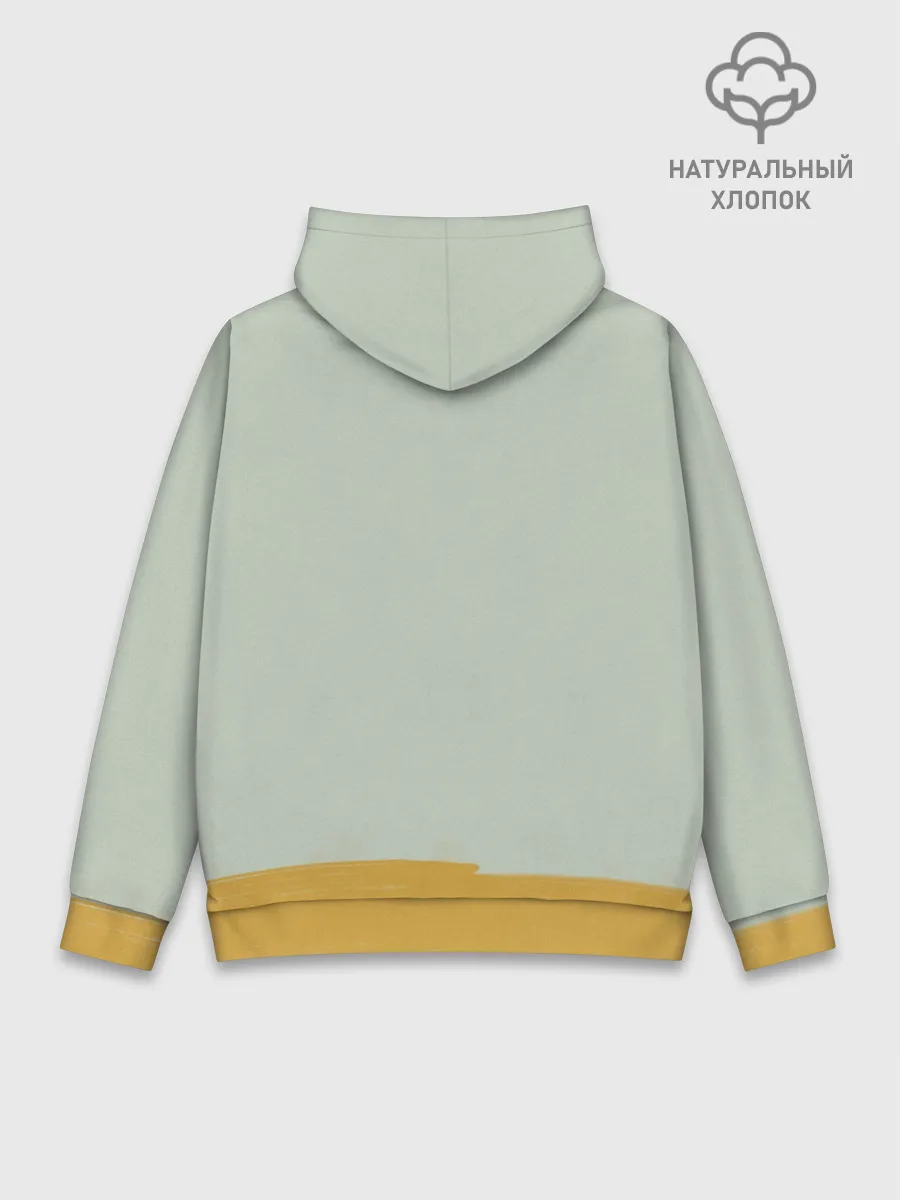 Худи мужской база хлопок / Подсолнухи