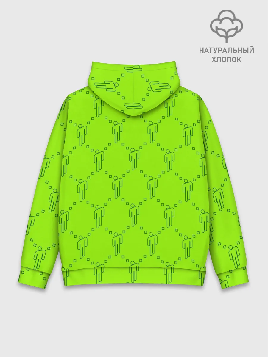Худи мужской база хлопок / Billie Eilish pattern