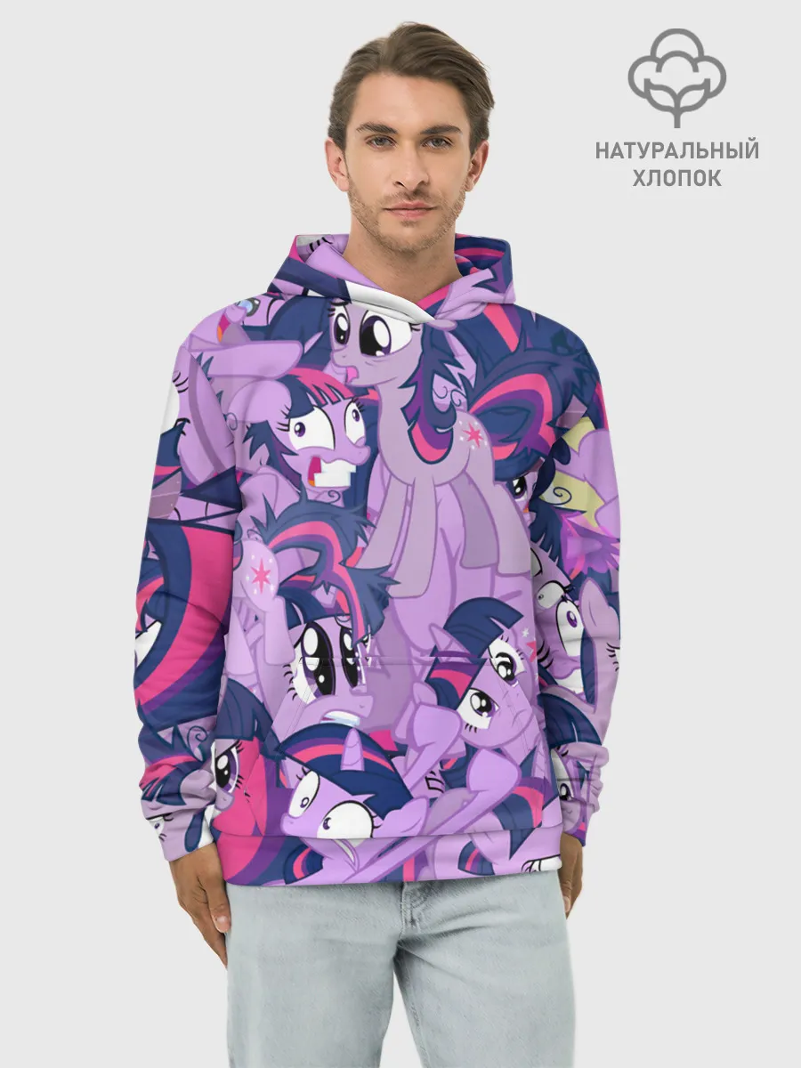 Худи мужской база хлопок / PATTERN PONY