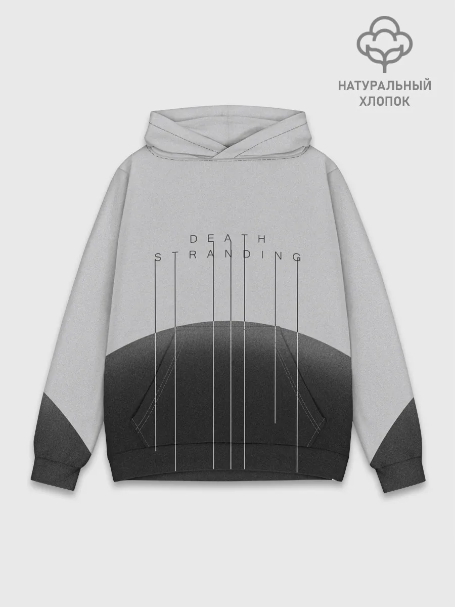 Худи мужской база хлопок / DEATH STRANDING | DS