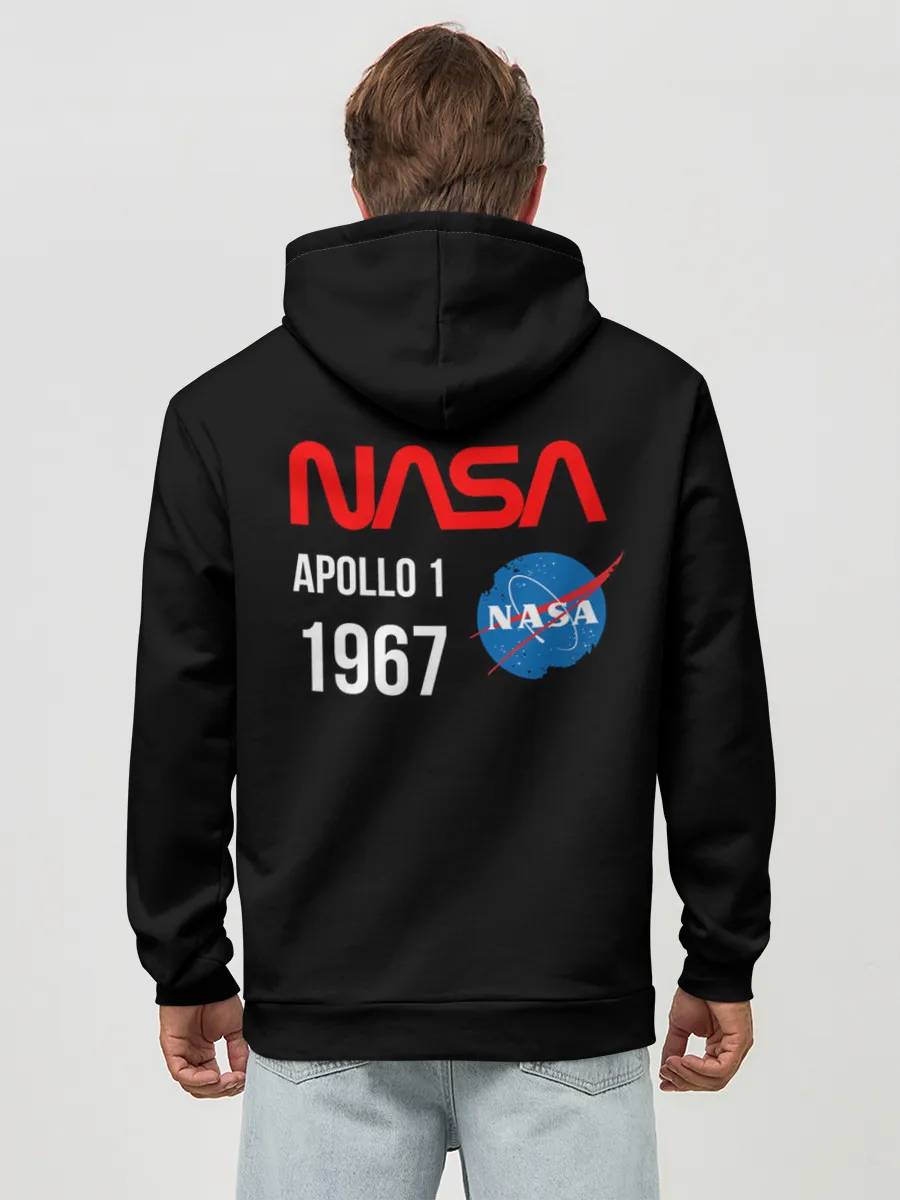Худи мужской база хлопок / Nasa Apollo 1 1967