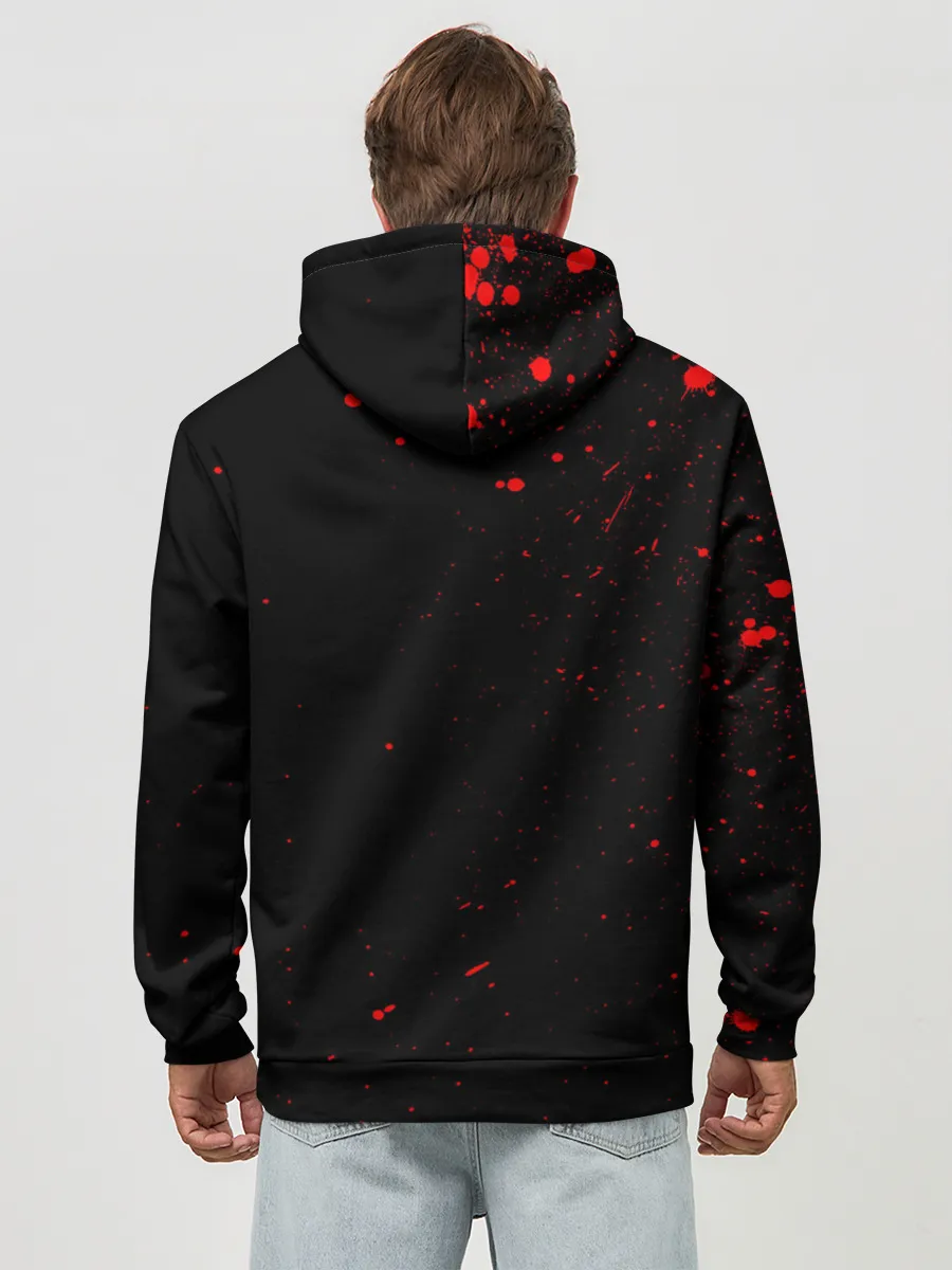 Худи мужской база хлопок / Все идет по плану