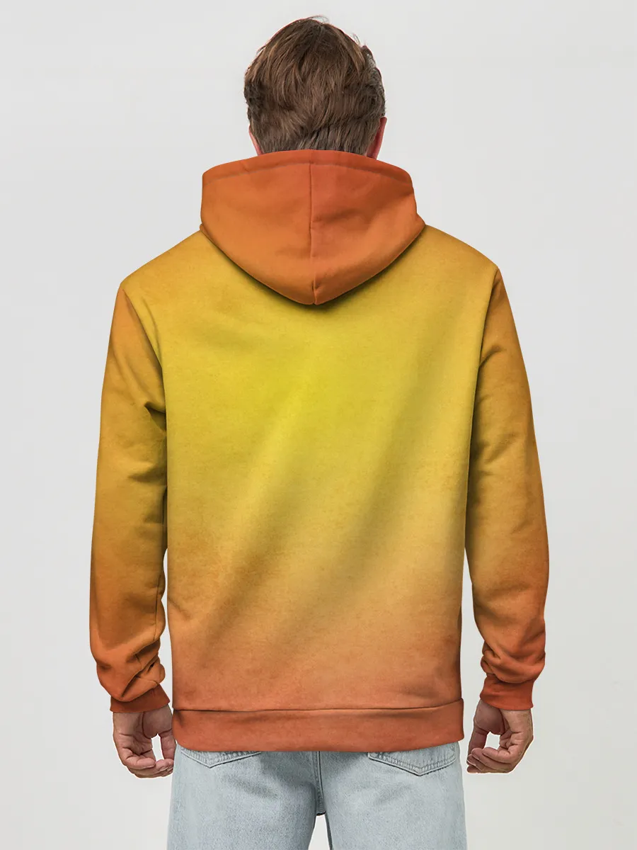 Худи мужской база хлопок / Охотник с собакой