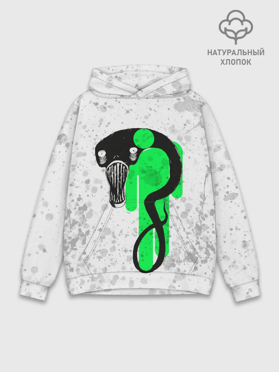 Худи мужской база хлопок / BILLIE EILISH - Blohsh & Ghoul