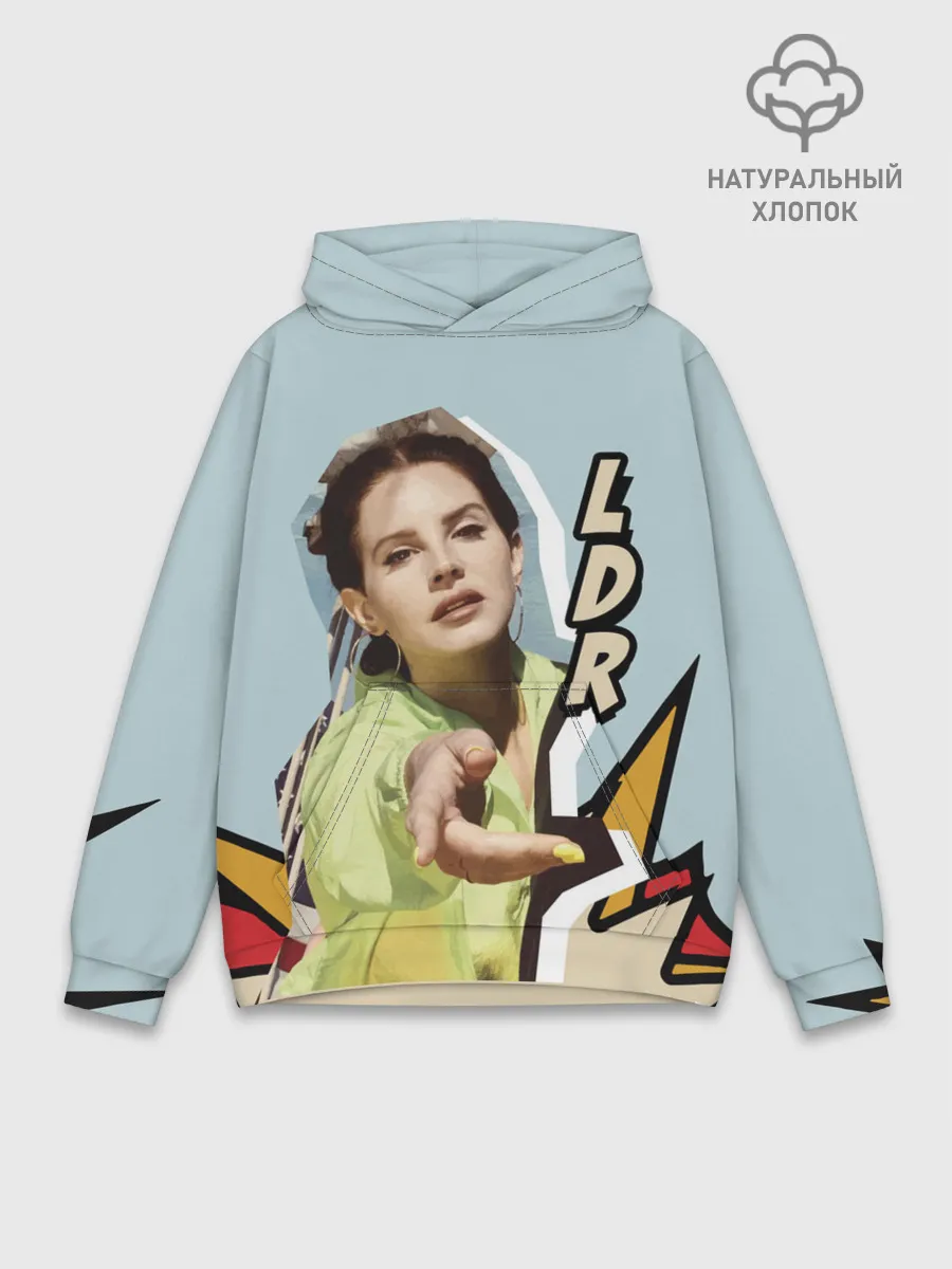 Худи мужской база хлопок / LANA DEL RAY - NFR!