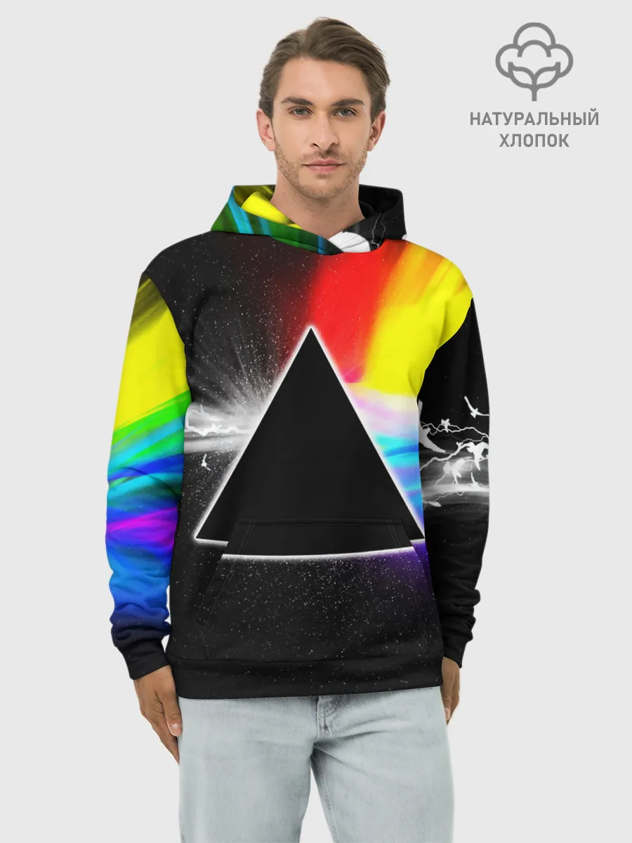 Худи мужской база хлопок / PINK FLOYD