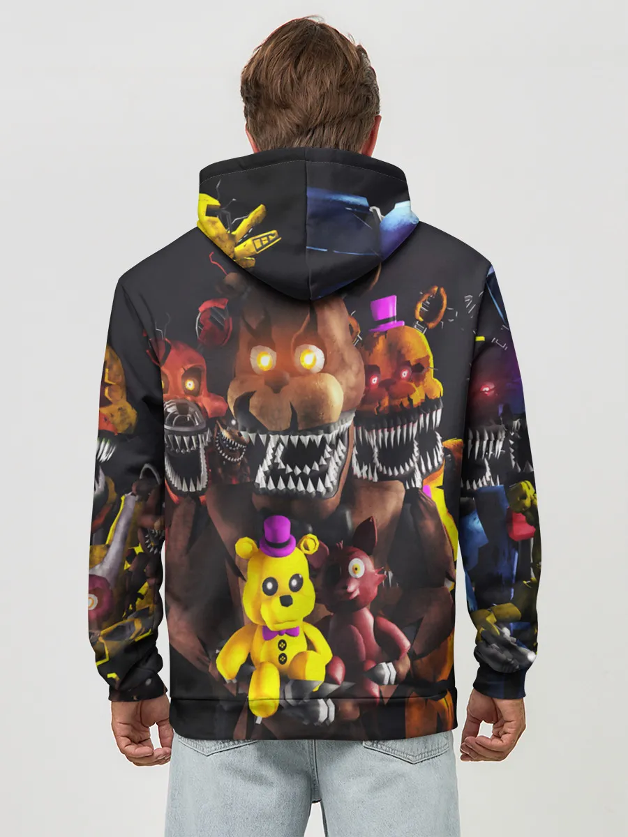 Худи мужской база хлопок / FIVE NIGHTS AT FREDDYS