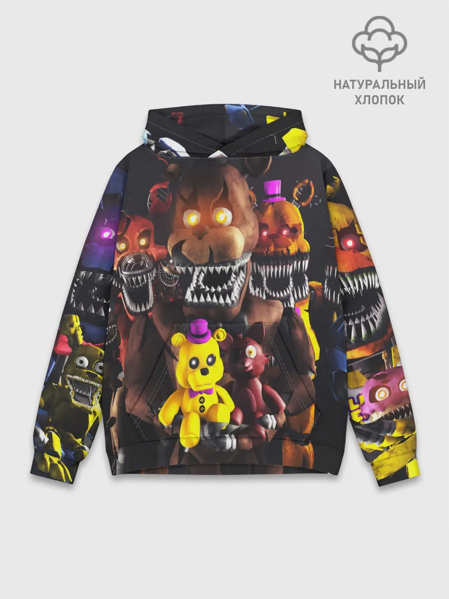 Худи мужской база хлопок / FIVE NIGHTS AT FREDDYS