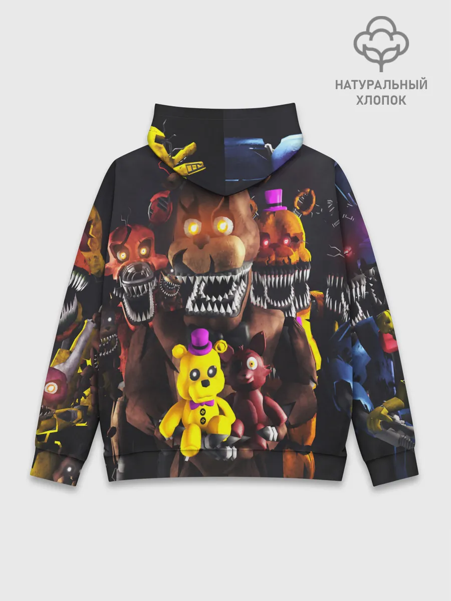 Худи мужской база хлопок / FIVE NIGHTS AT FREDDYS