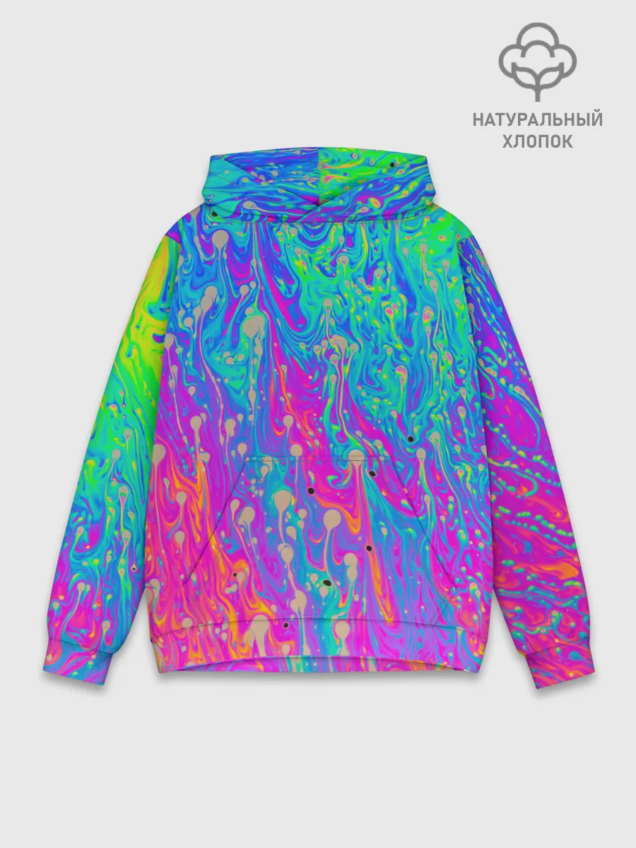 Худи мужской база хлопок / НЕОНОВАЯ ПАЛИТРА