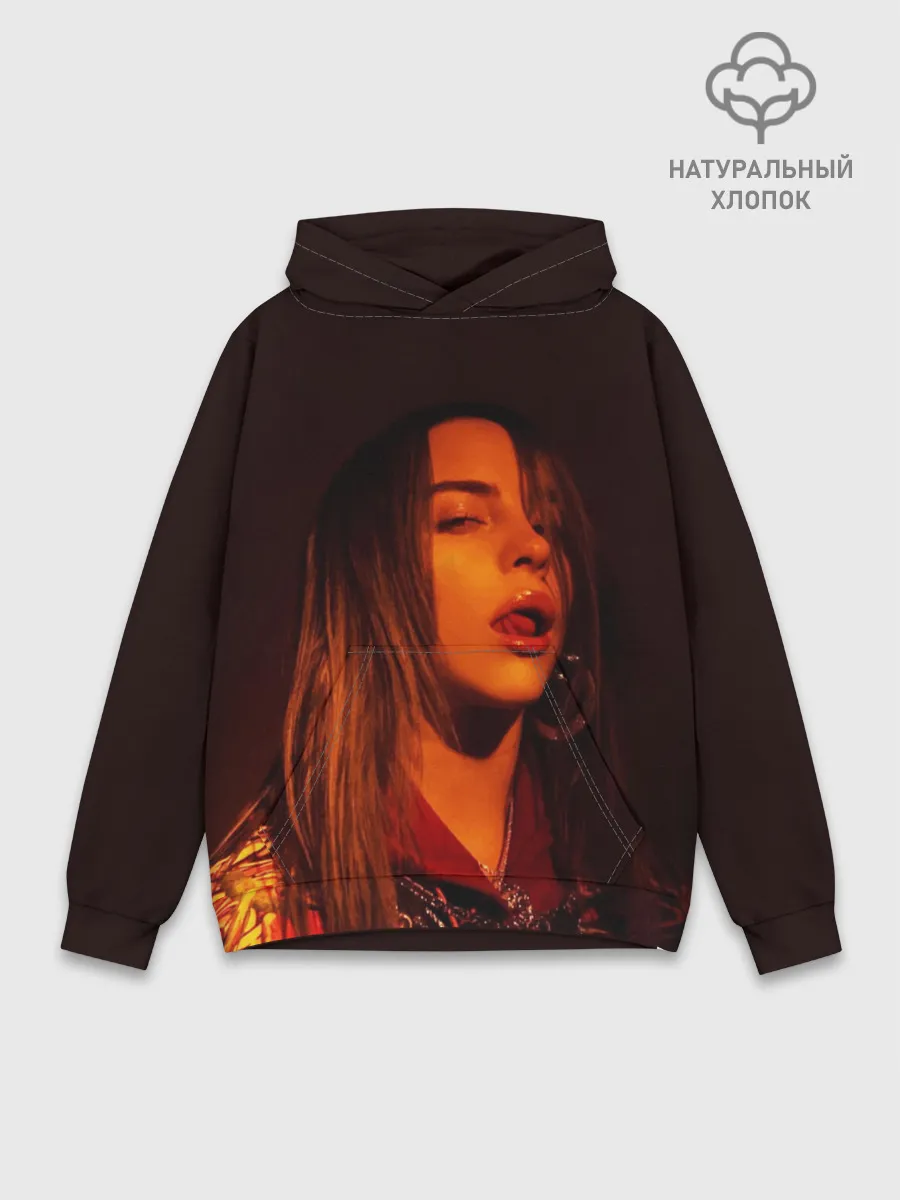 Худи мужской база хлопок / BILLIE EILISH