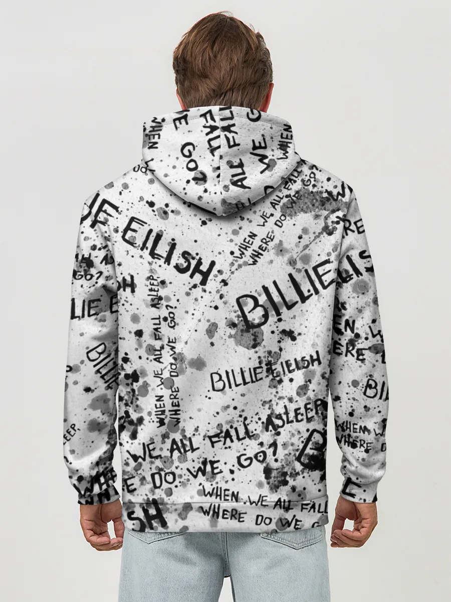 Худи мужской база хлопок / BILLIE EILISH - Where Do We Go