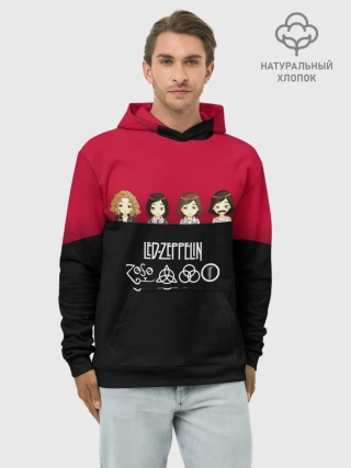 Худи мужской база хлопок / Led Zeppelin