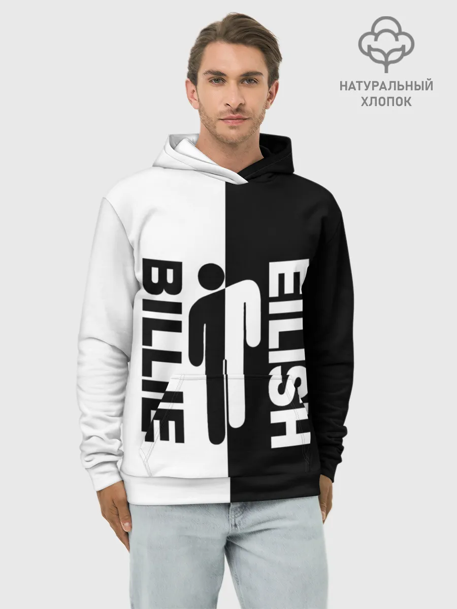 Худи мужской база хлопок / BILLIE EILISH