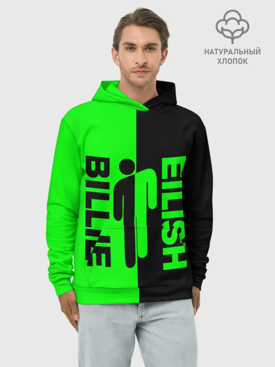 Худи мужской база хлопок / BILLIE EILISH