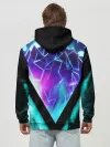 Худи мужской база хлопок / NEON GEOMETRY