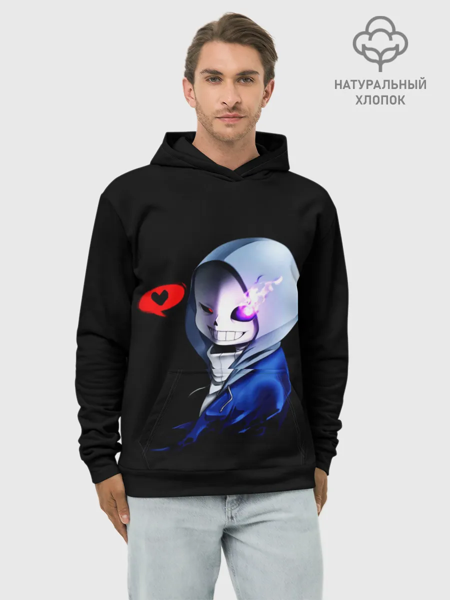 Худи мужской база хлопок / Undertale