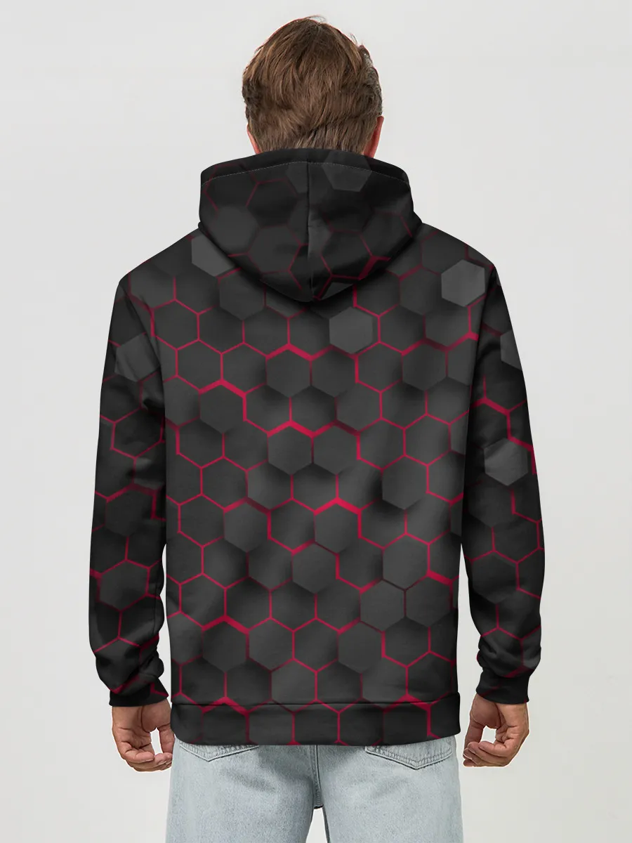 Худи мужской база хлопок / 3D БРОНЯ