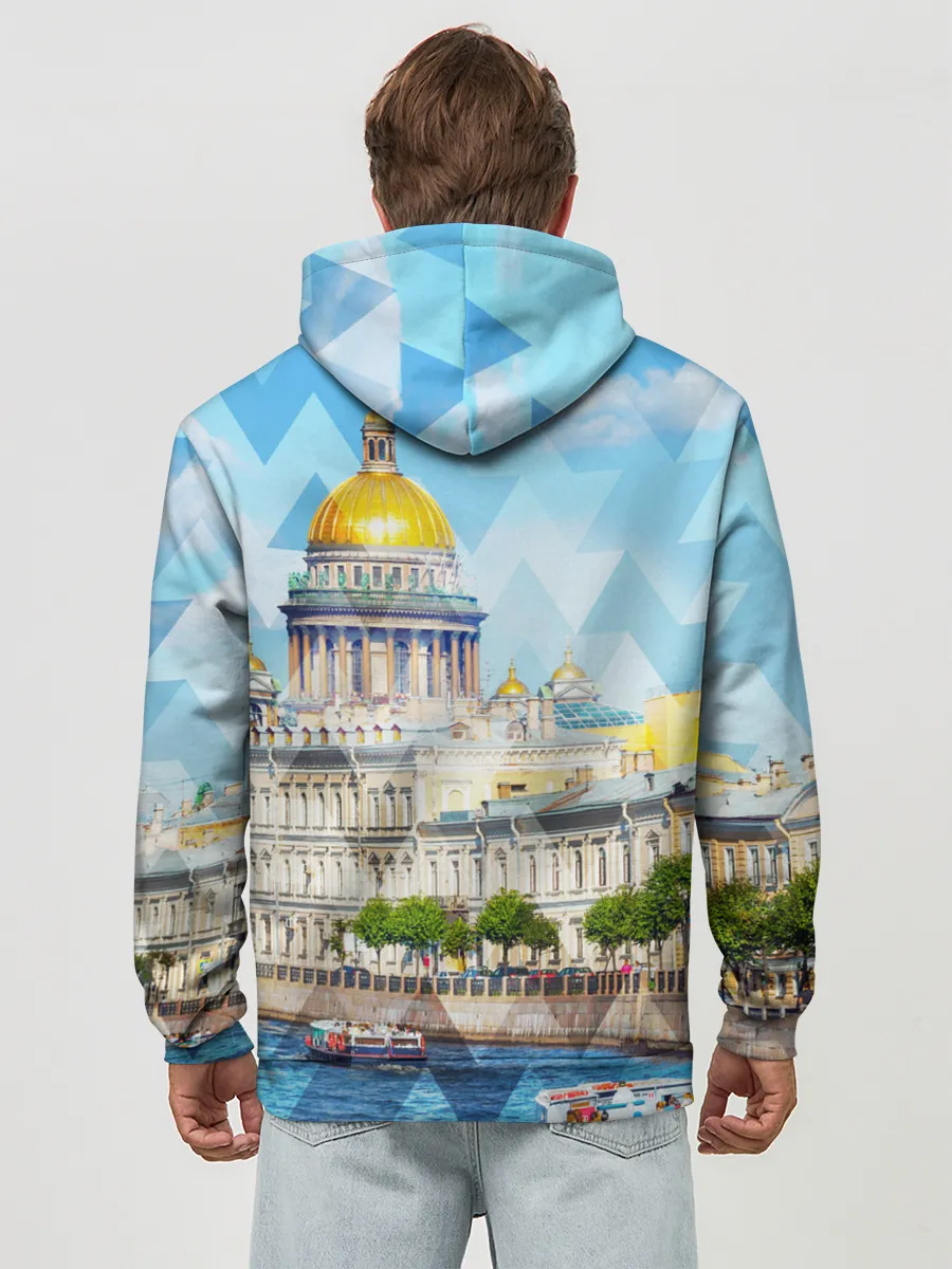 Худи мужской база хлопок / Питер