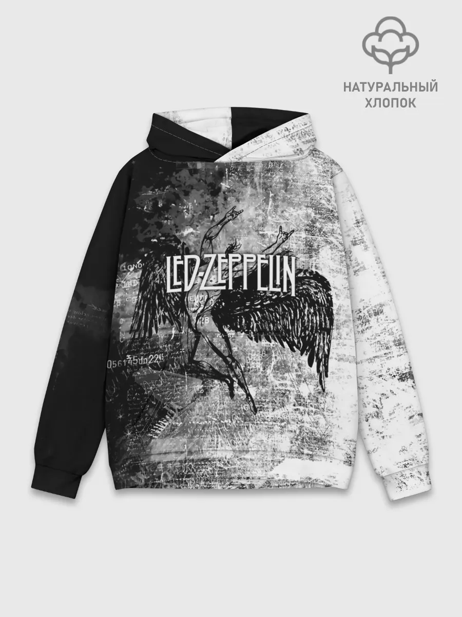 Худи мужской база хлопок / Led Zeppelin