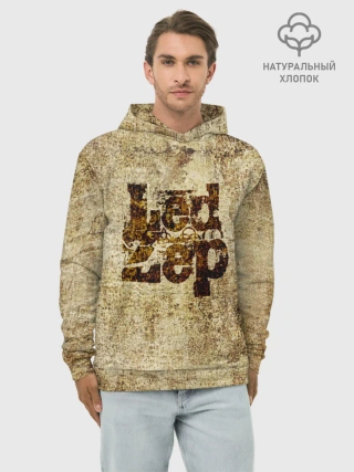 Худи мужской база хлопок / Led Zeppelin