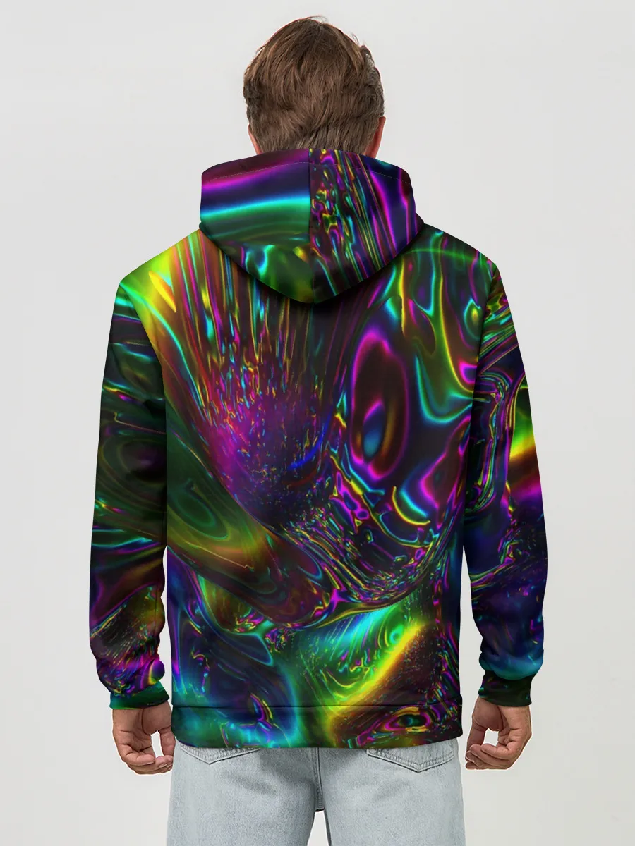 Худи мужской база хлопок / АБСТРАКЦИЯ