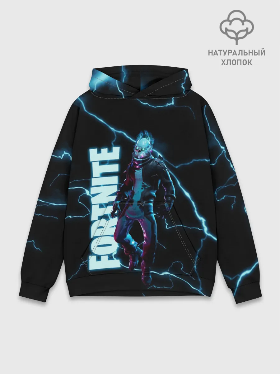 Худи мужской база хлопок / ВЕЧНЫЙ СТРАННИК FORTNITE