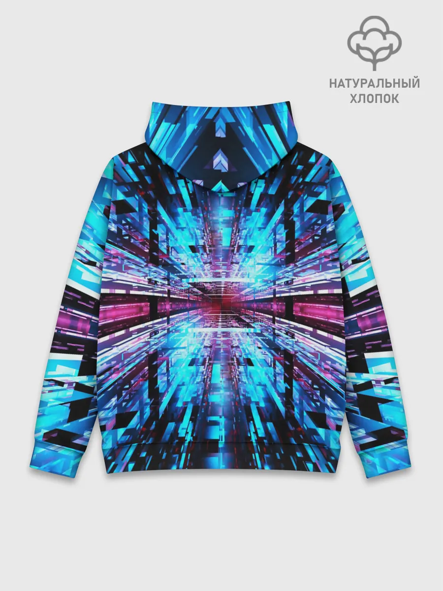 Худи мужской база хлопок / АБСТРАКЦИЯ