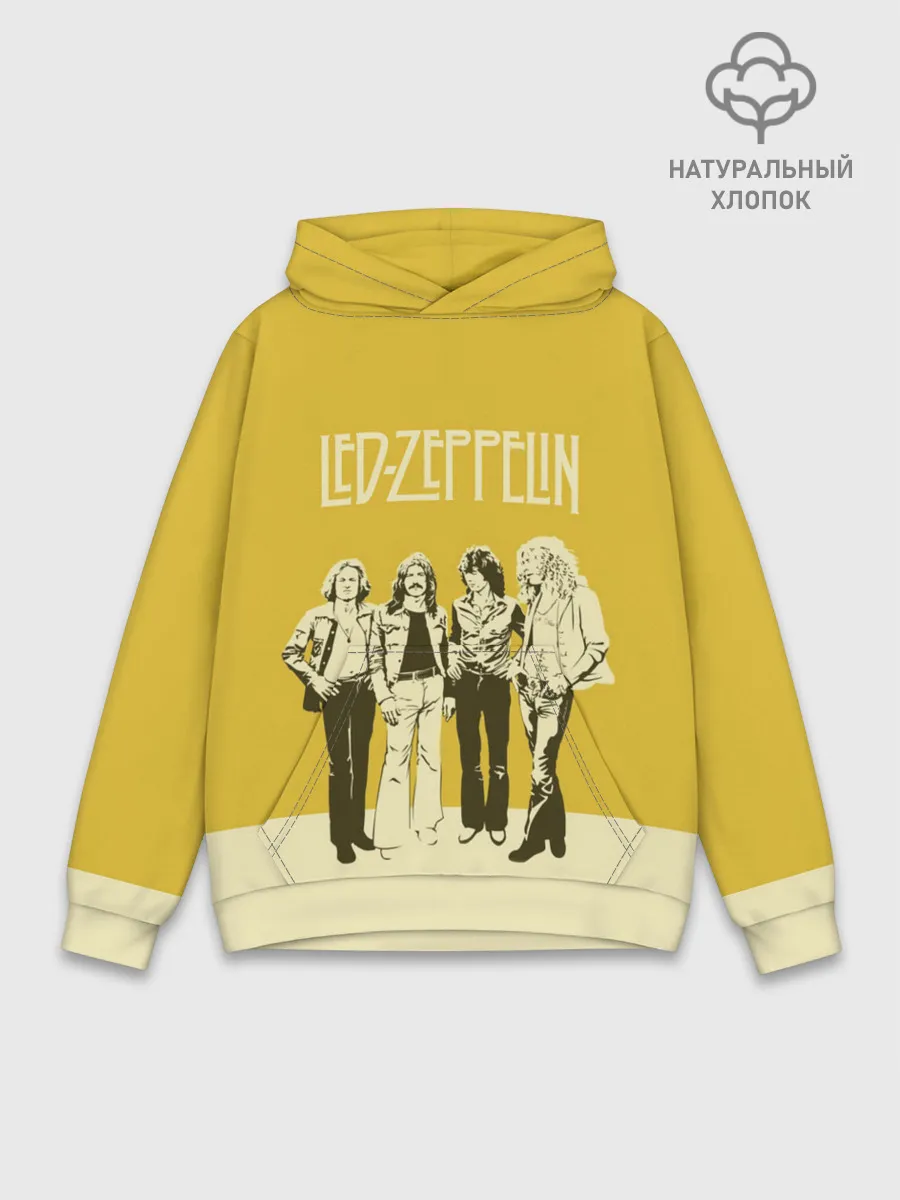 Худи мужской база хлопок / Led Zeppelin