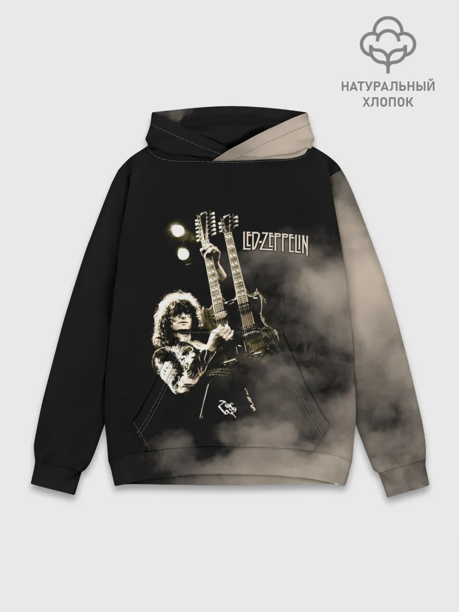 Худи мужской база хлопок / Led Zeppelin