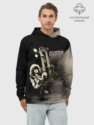 Худи мужской база хлопок / Led Zeppelin