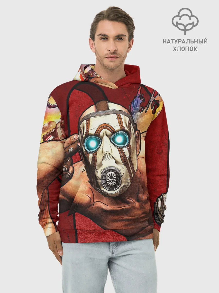 Худи мужской база хлопок / BORDERLANDS 3