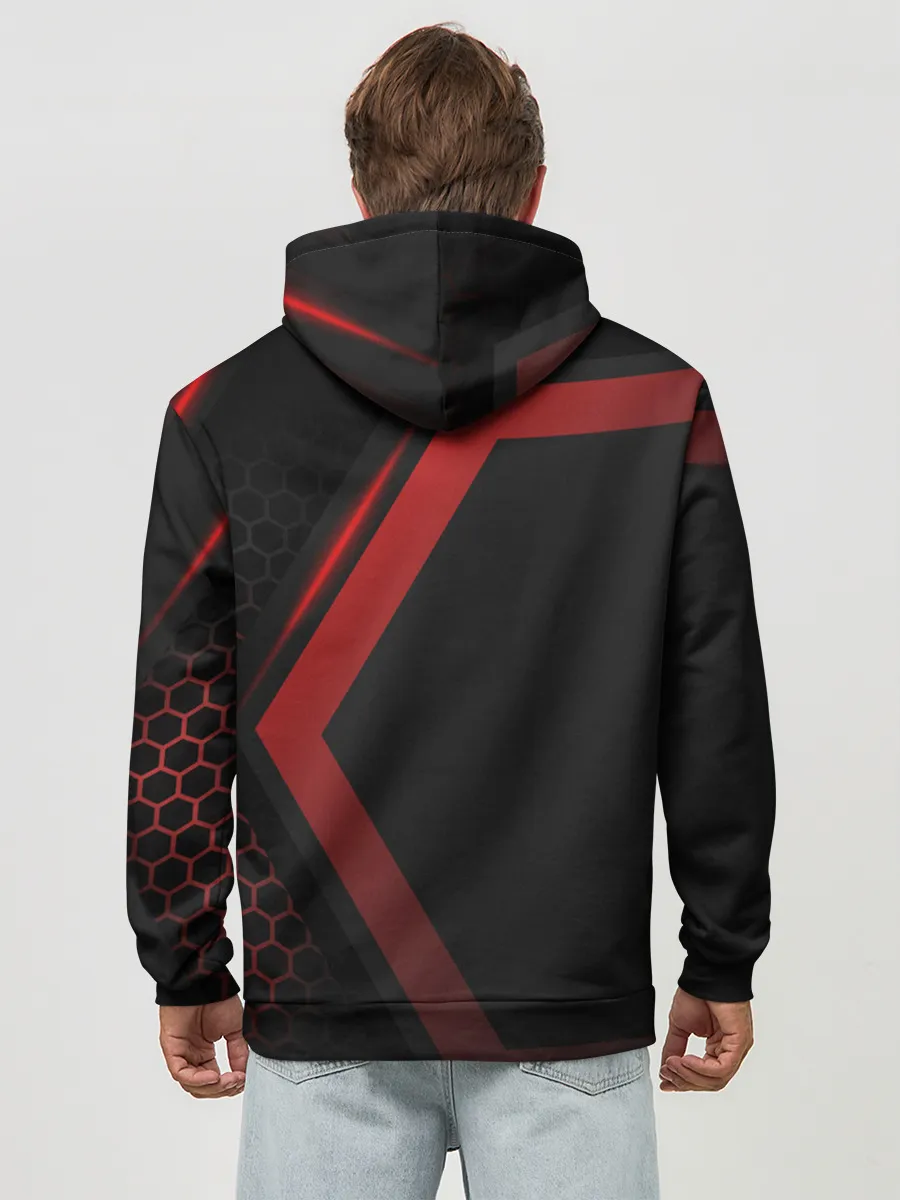 Худи мужской база хлопок / Neon armor