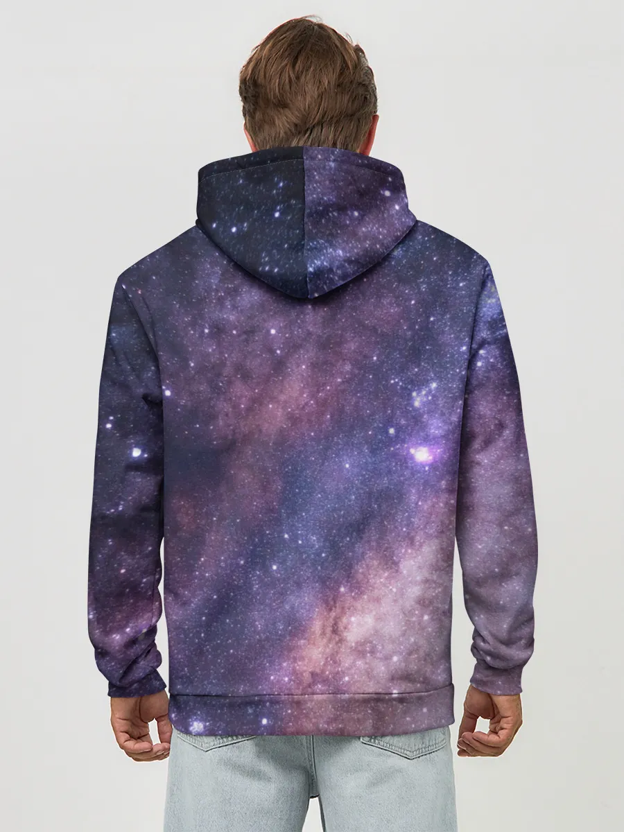 Худи мужской база хлопок / идущий к реке