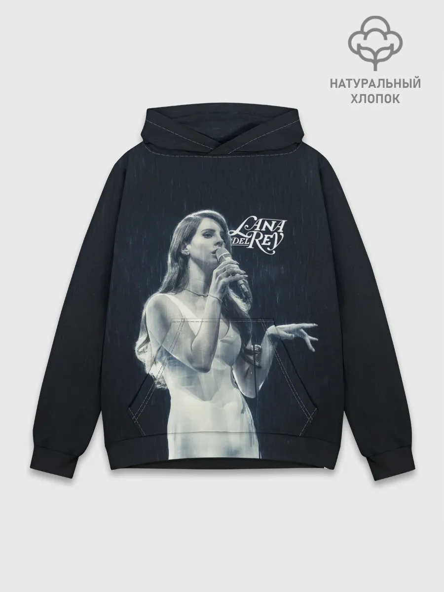 Худи мужской база хлопок / Лана Дель Рей