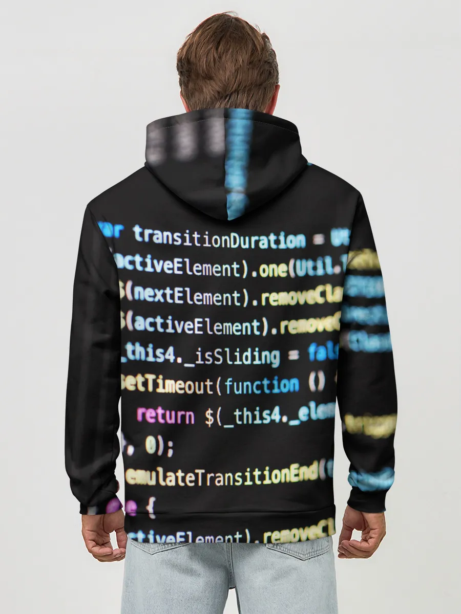 Худи мужской база хлопок / ПРОГРАММИСТ