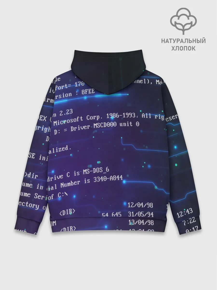 Худи мужской база хлопок / BIOS CODE