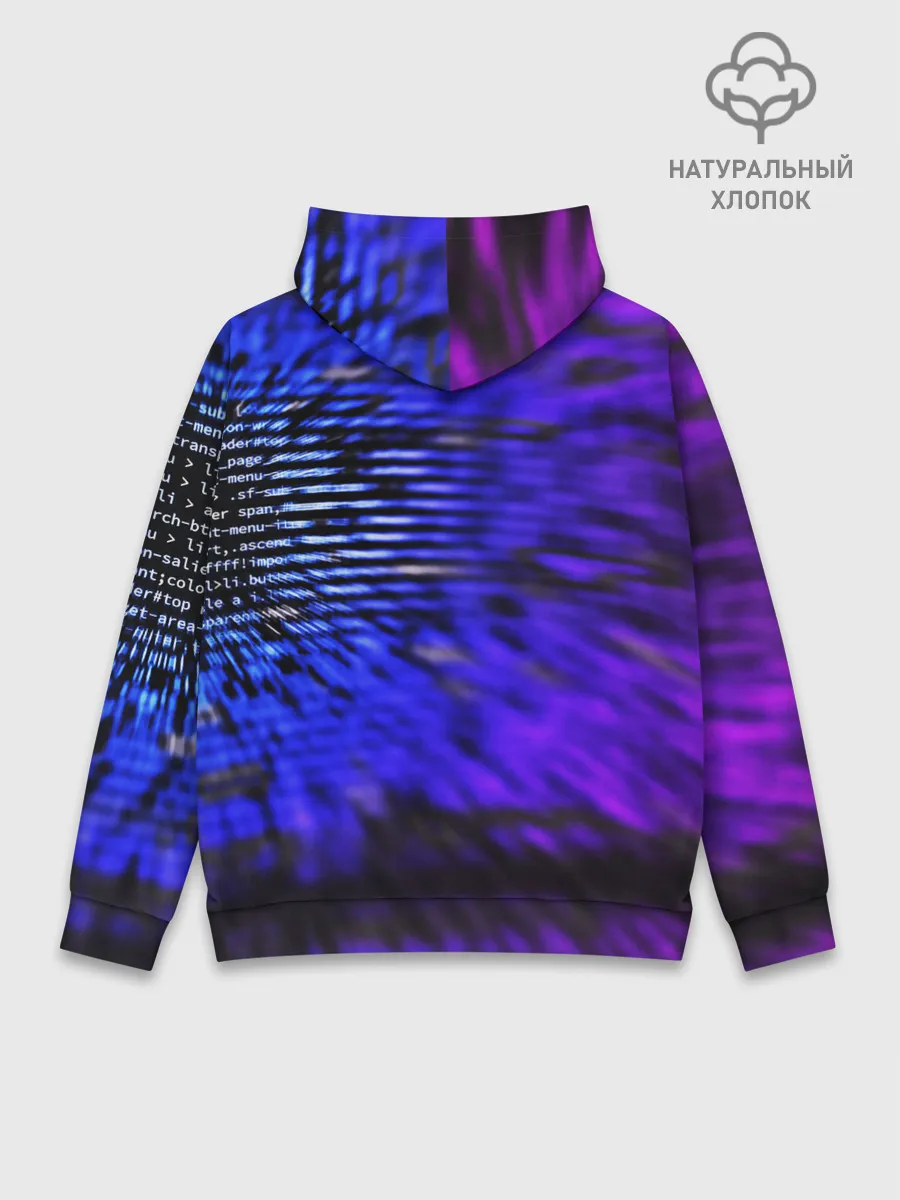 Худи мужской база хлопок / НЕОНОВЫЙ КОД