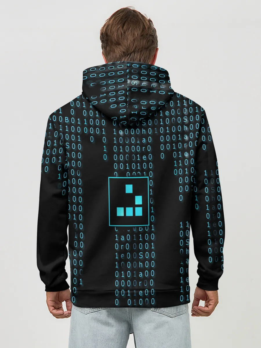 Худи мужской база хлопок / ДВОИЧНАЯ СИСТЕМА