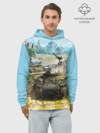 Худи мужской база хлопок / ТАНКИ