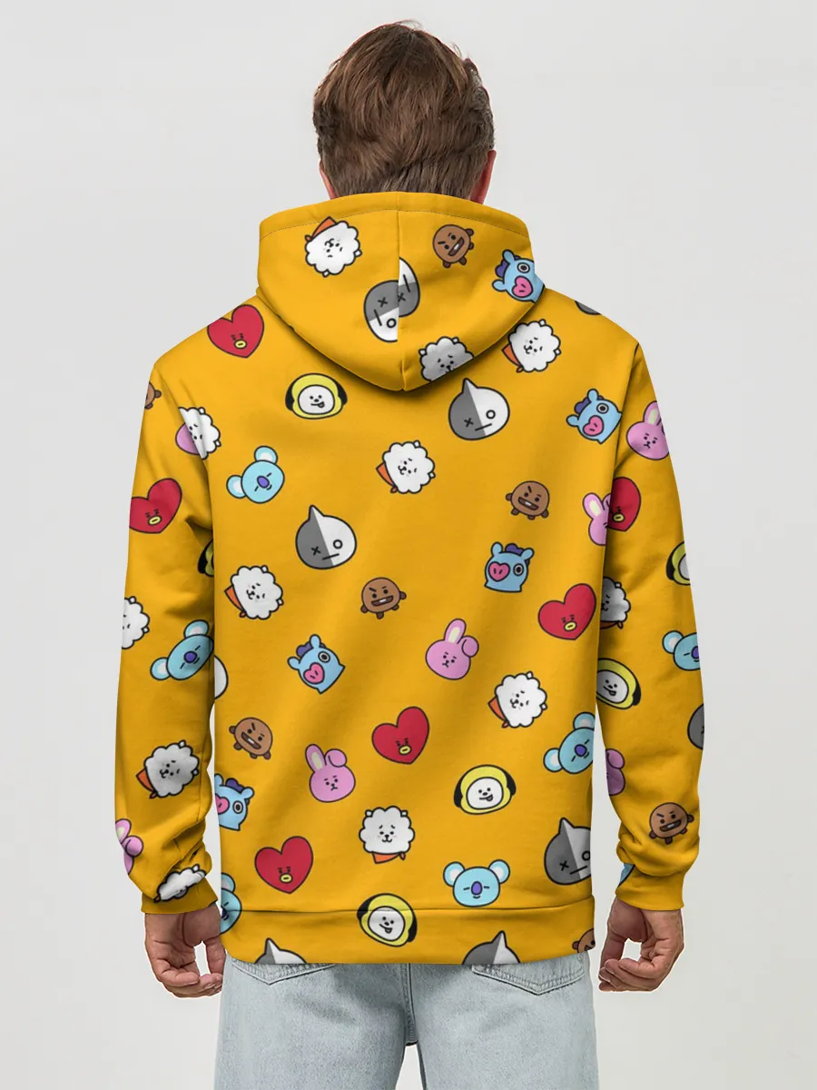 Худи мужской база хлопок / BT21