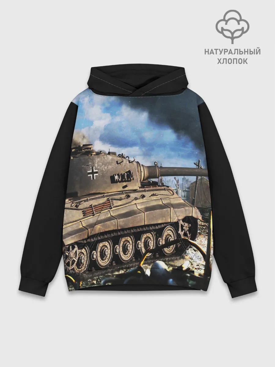 Худи мужской база хлопок / ТАНК
