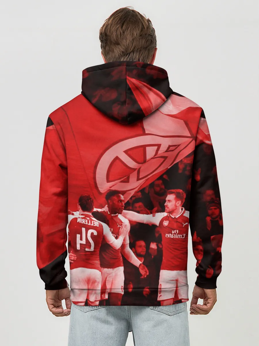 Худи мужской база хлопок / Arsenal