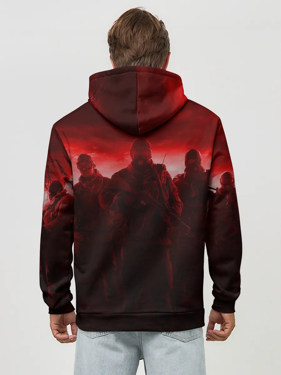 Худи мужской база хлопок / STALKER ДОЛГ