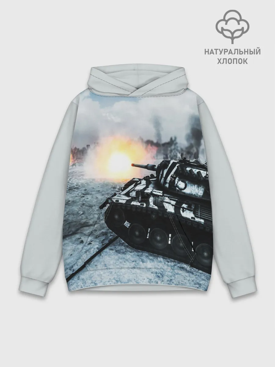 Худи мужской база хлопок / ТАНК