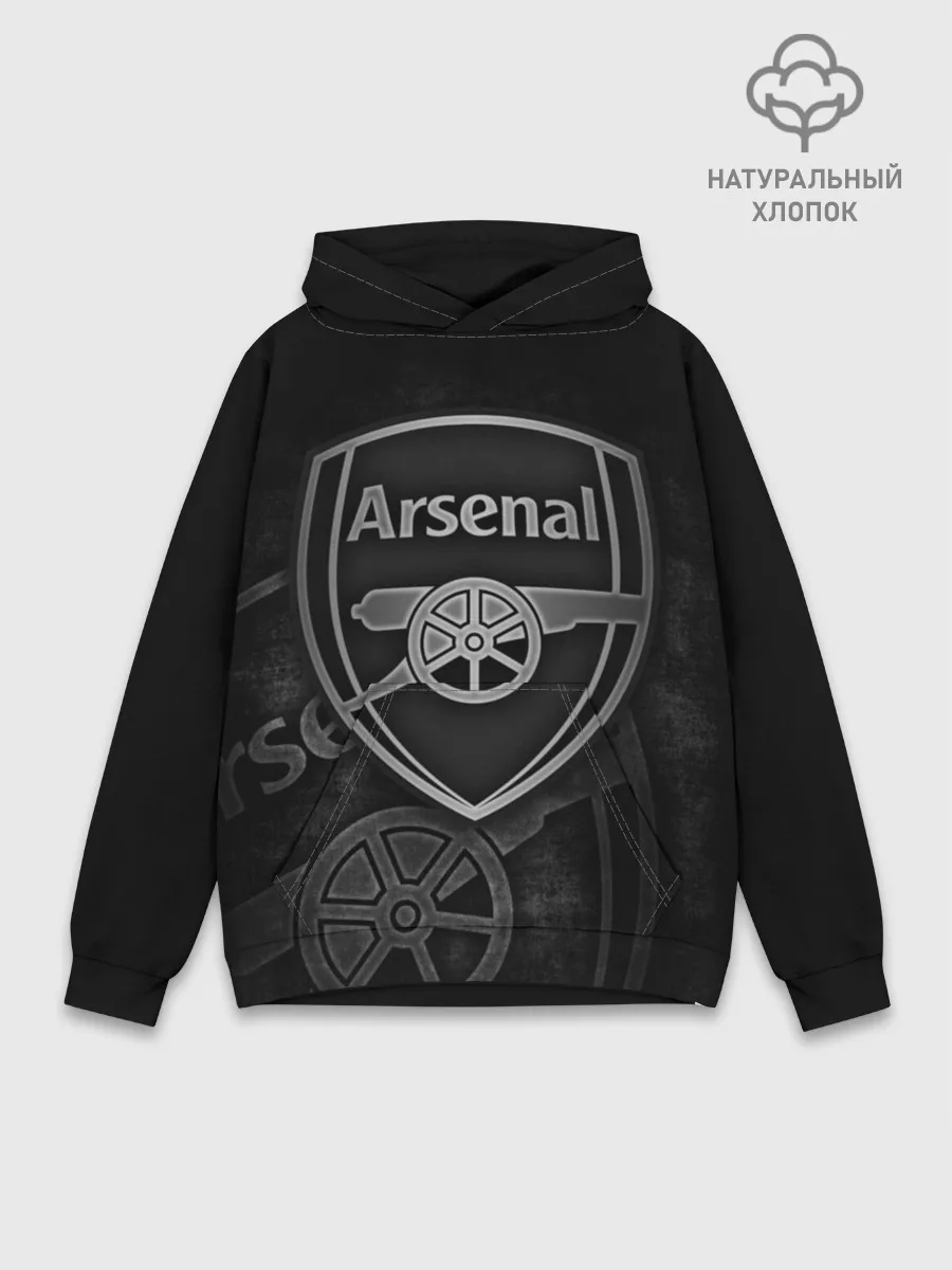 Худи мужской база хлопок / Arsenal