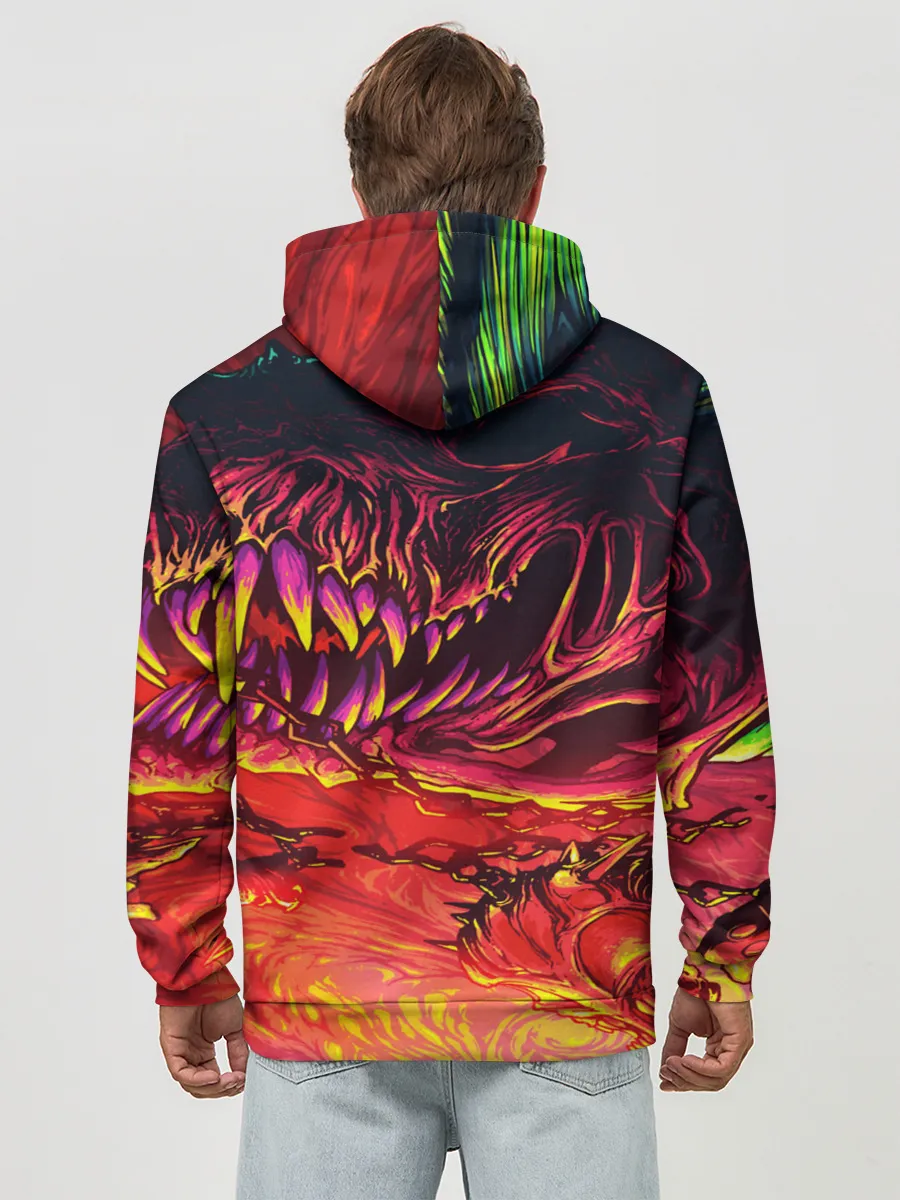 Худи мужской база хлопок / HyperBeast