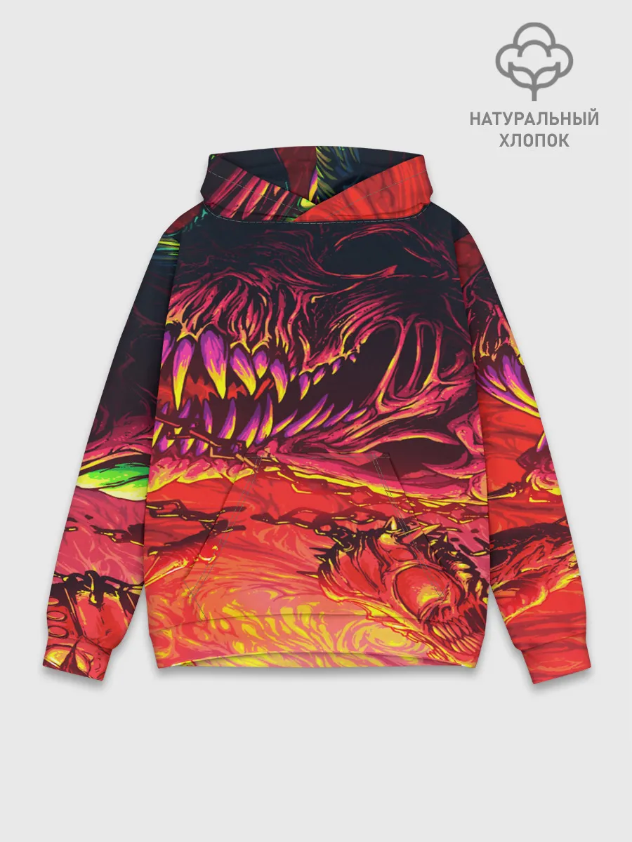 Худи мужской база хлопок / HyperBeast