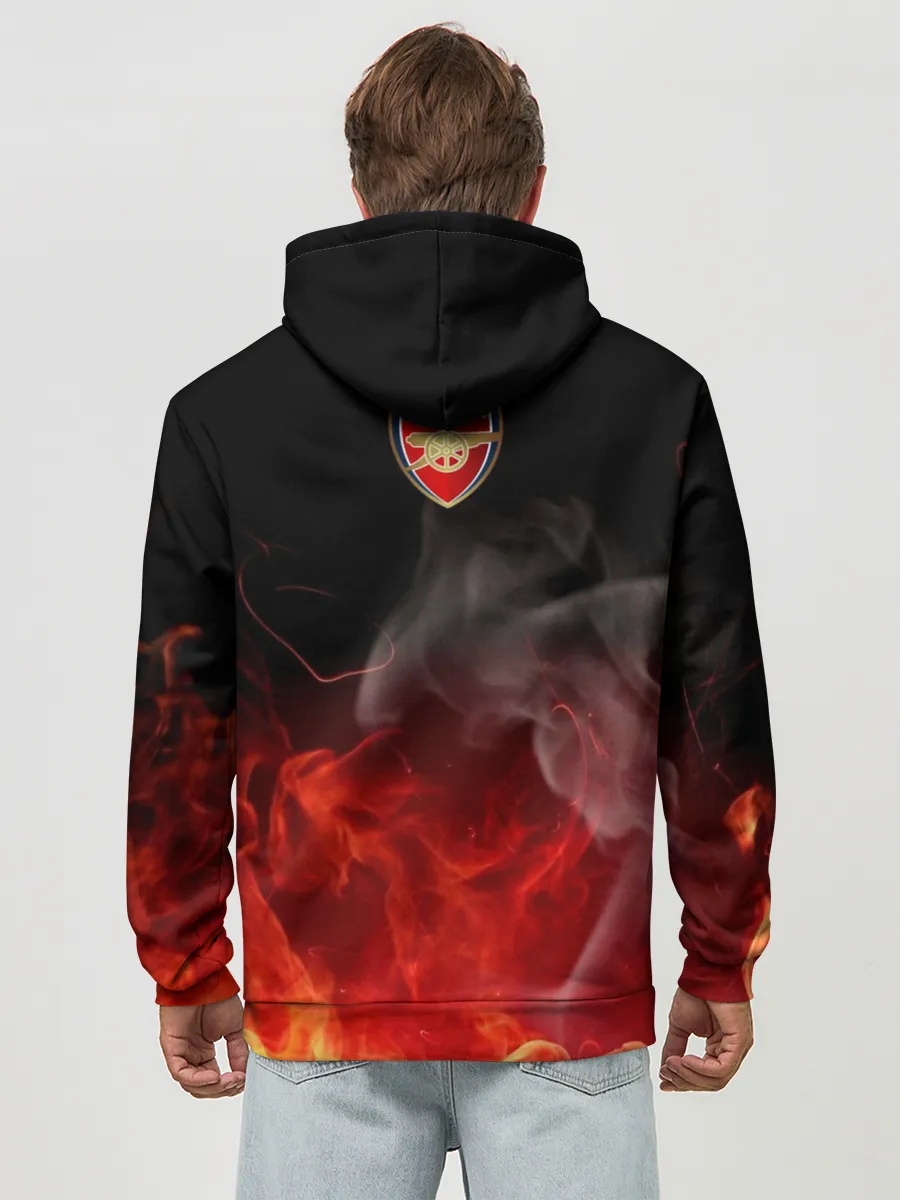 Худи мужской база хлопок / Arsenal