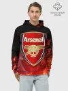 Худи мужской база хлопок / Arsenal